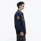 Urbansuitup Slim Fit Cropped Fashion Jacket - Casual Lightweight Varsity Top - urbansuitup
