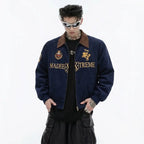 Urbansuitup Slim Fit Cropped Fashion Jacket - Casual Lightweight Varsity Top - urbansuitup