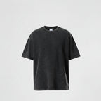 Men's Summer Retro Streetwear Loose Short-Sleeve Black Colour